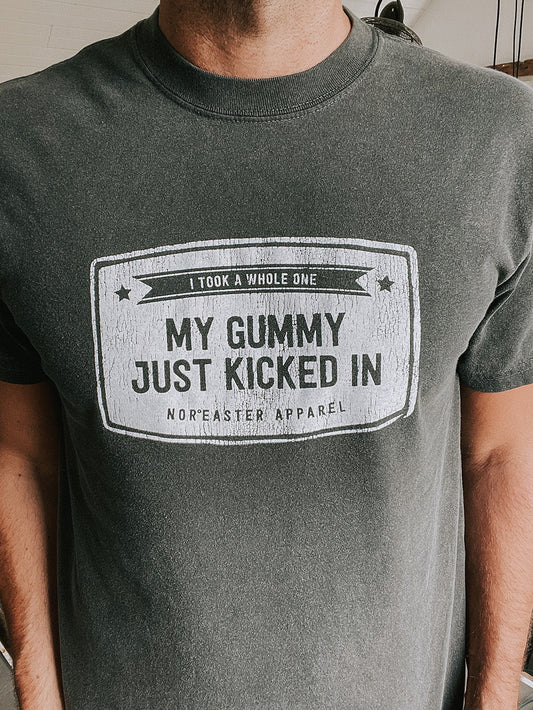 100% Cotton My Gummy Kicked In T-shirt'