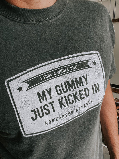 100% Cotton My Gummy Kicked In T-shirt'