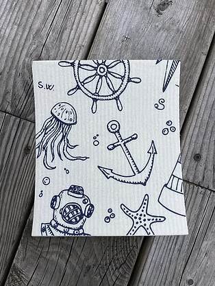 Collage Swedish Dishcloth (Random Assortment)