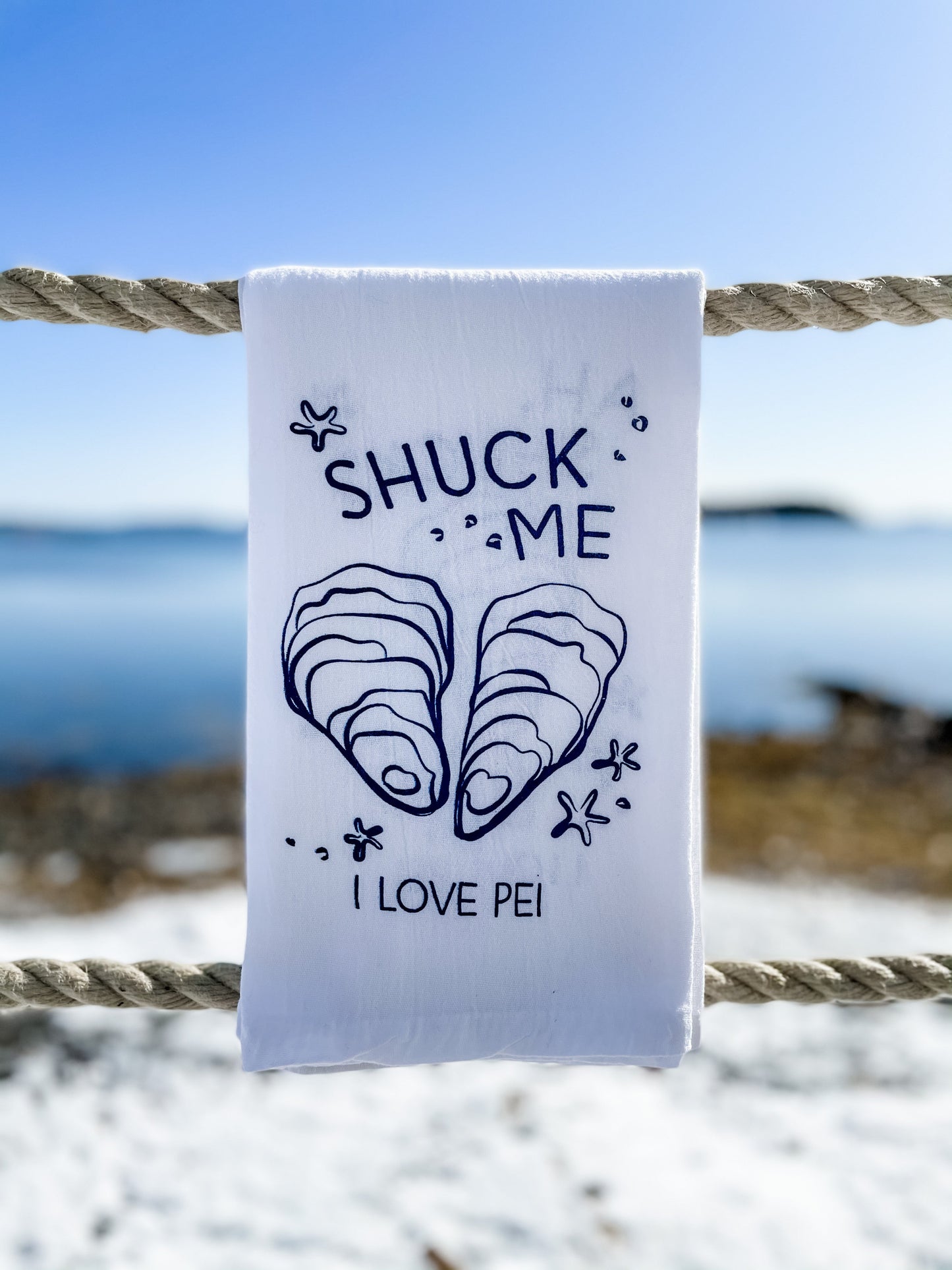 I Love PEI Tea Towel