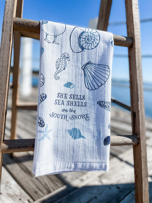 Sea Shells Tea Towel