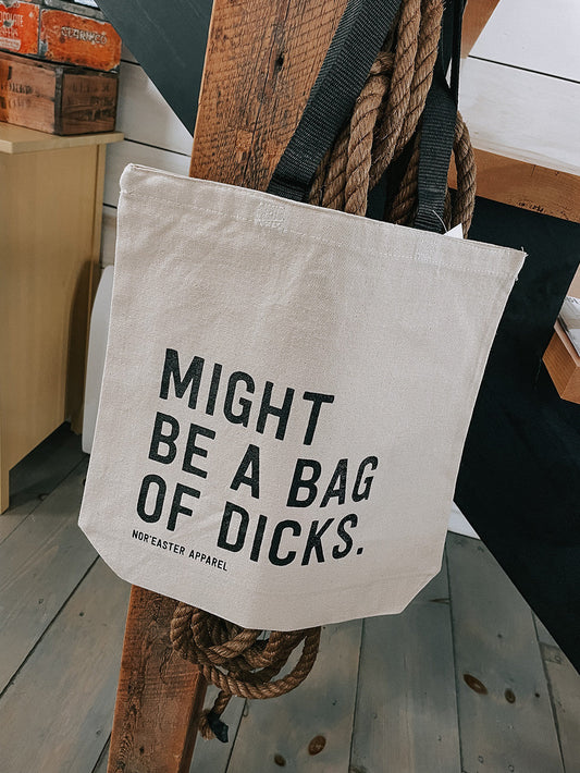 Bag of Dicks Reusable Tote Bag
