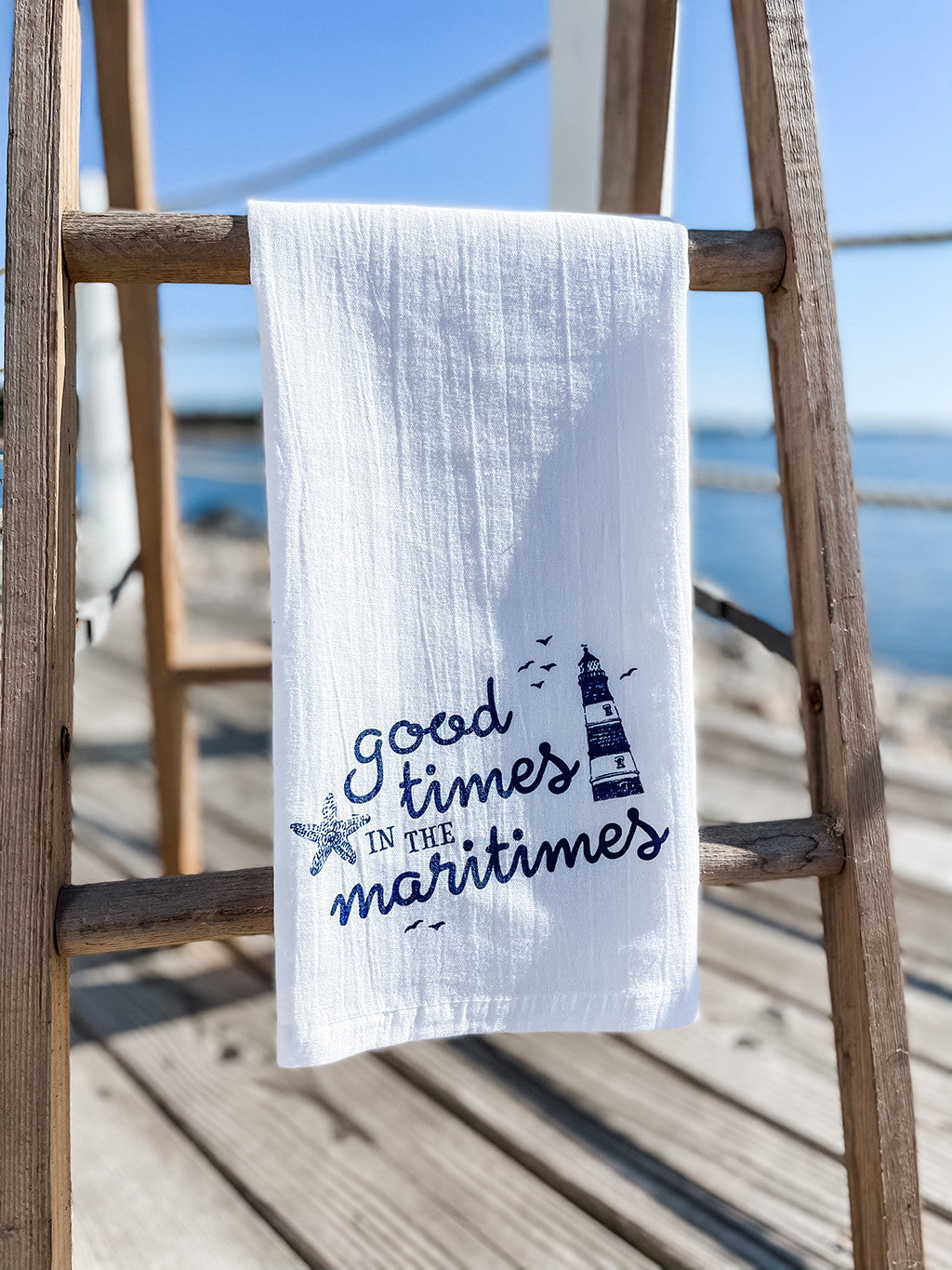 Good Times Natural Cotton Tea Towel
