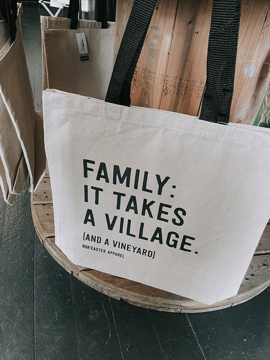 It Takes A Village Reusable Tote Bag