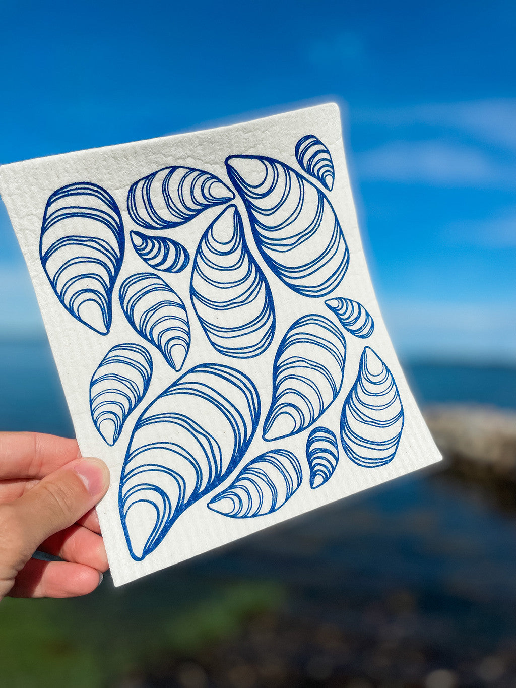 Nova Scotia Mussels Swedish Dishcloth