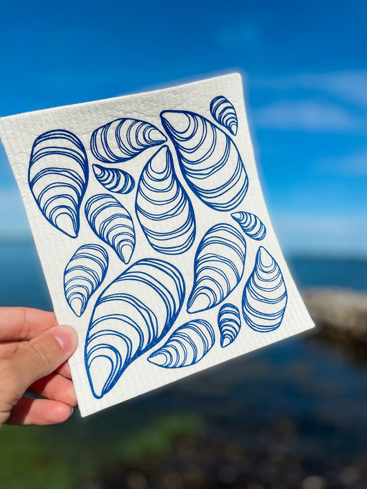 Nova Scotia Mussels Swedish Dishcloth