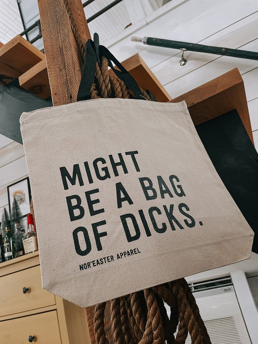 Bag of Dicks Reusable Tote Bag