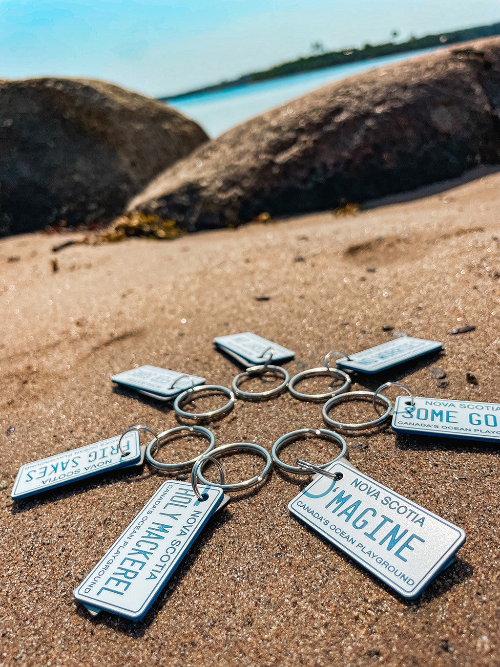Nova Scotia License Plate Keychains