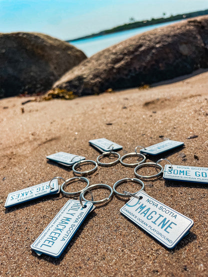 Nova Scotia License Plate Keychains