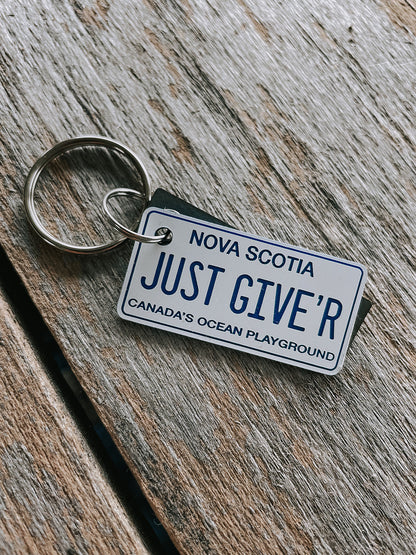 Nova Scotia License Plate Keychains