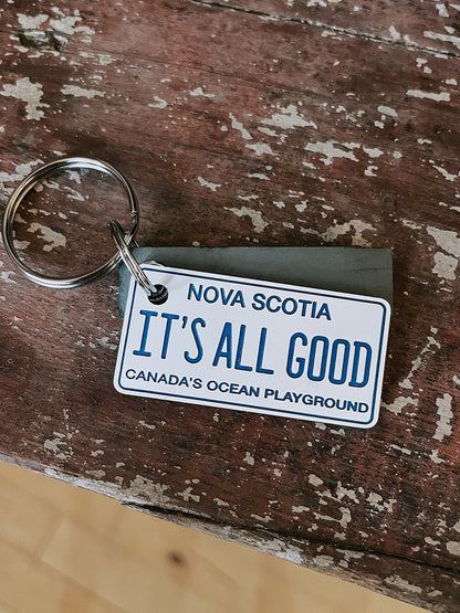 Nova Scotia License Plate Keychains