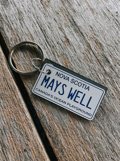 Nova Scotia License Plate Keychains