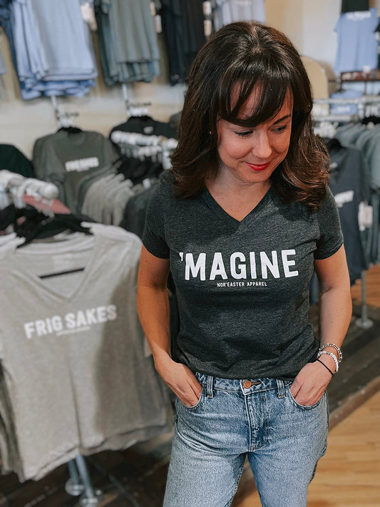 Women's Relaxed-fit 'Magine V-neck T-shirt