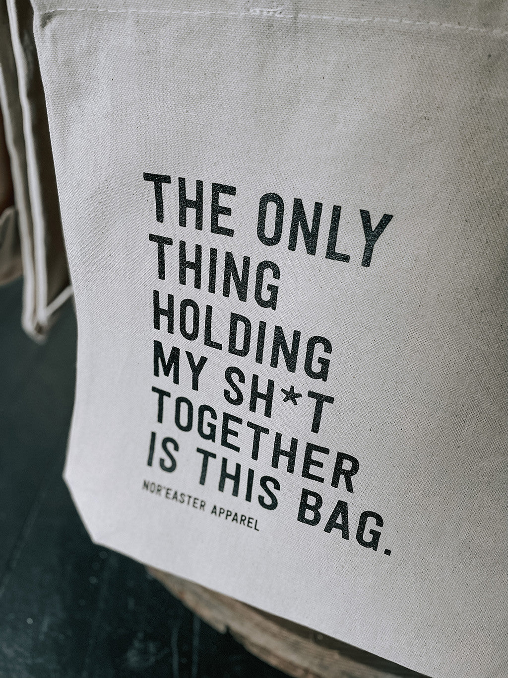 Holding It Together Reusable Tote Bag
