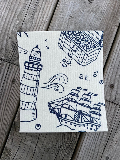 Collage Swedish Dishcloth (Random Assortment)